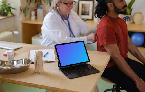 iPad Air in the doctor’s office