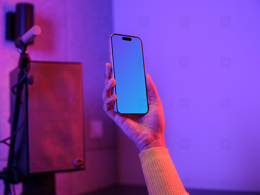 iPhone 15 Pro Gaming Mockup