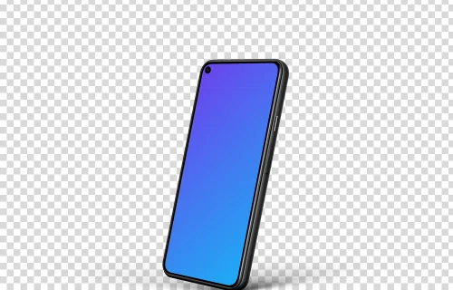Google Pixel 5 Mockup (Perspective Right)