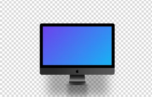 iMac Pro mockup (Floating Shadow)